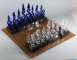 My partner and teacher one of many of his chess sets